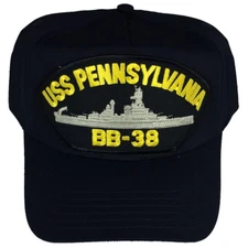 USS PENNSYLVANIA BB-38 HAT USN NAVY SHIP LEAD CLASS BATTLESHIP SUPER DREADNOUGHT