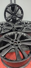 GENUINE JAGUAR XF KALIMNOS BLACK 20" INCH ALLOY WHEELS SET X4 8.5J ET49