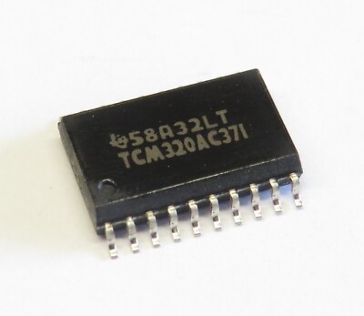 2 Stück TCM320AC37IDW voice-band audio processor, Texas Instruments