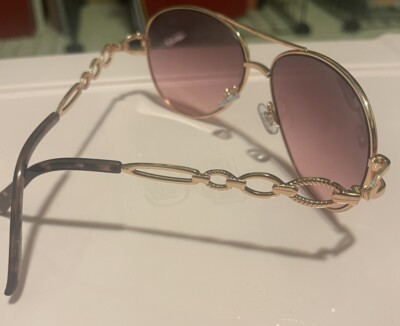 Rose Gold designer Gold Frame Ladies Sunglasses NWOT | eBay display picture 3
