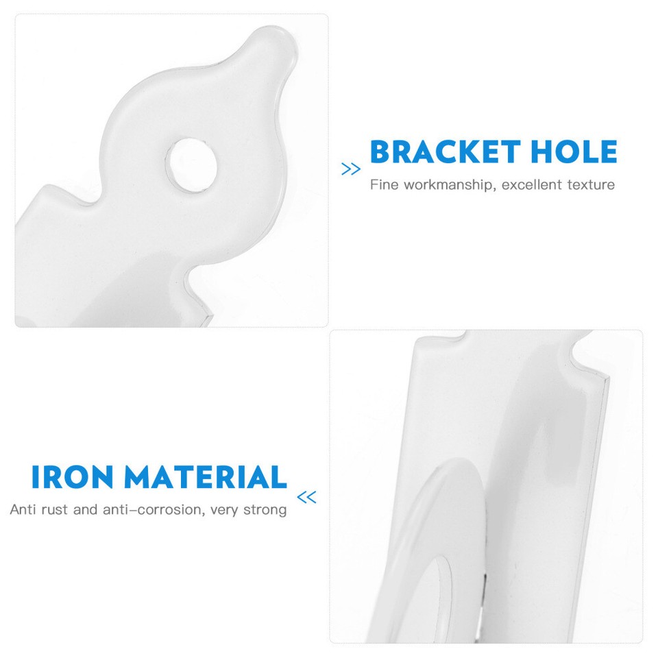 Decorative Shelf Brackets White Bookshelf Holder Storage Support eBay