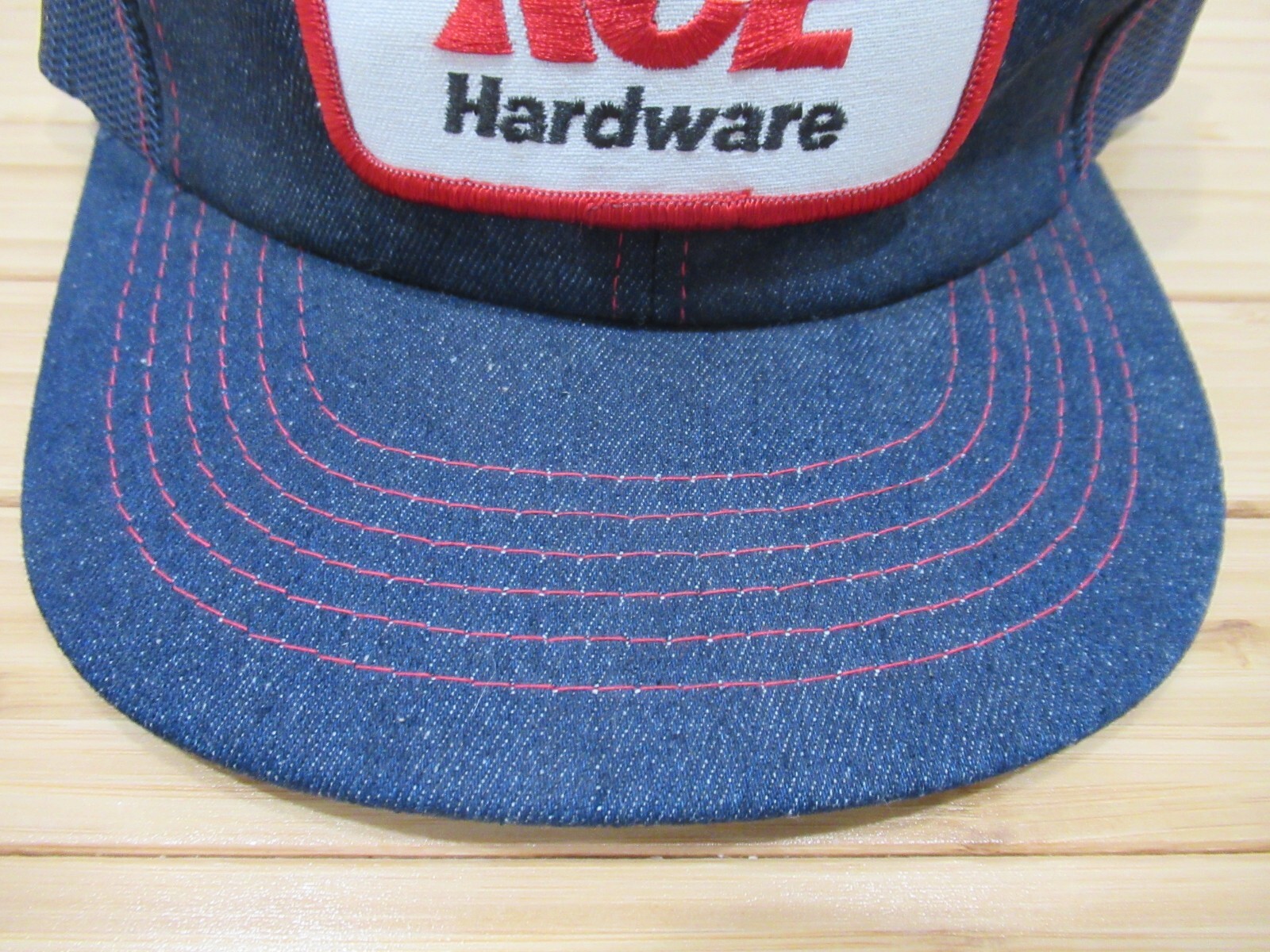 ACE HARDWARE Blue Denim LARGE PATCH Snapback Truc… - image 5