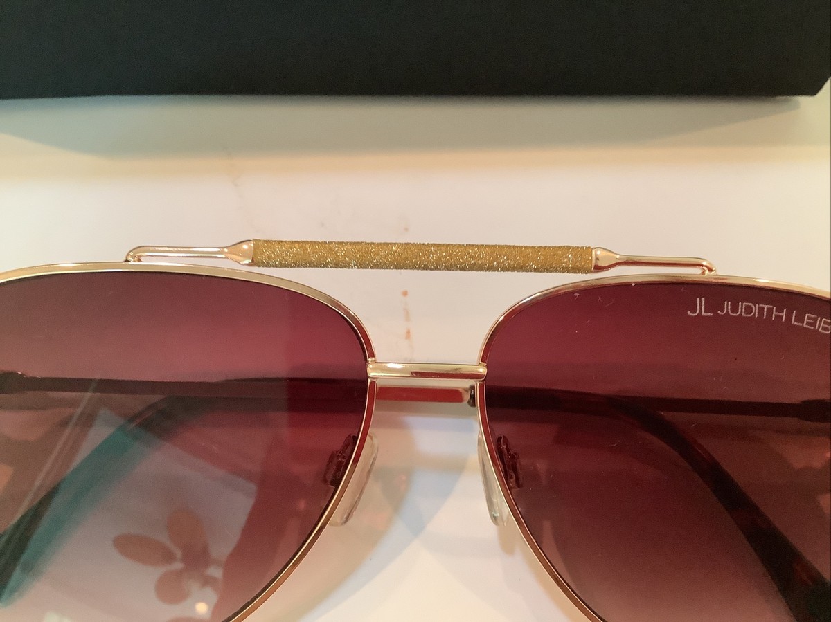 Judith Leiber JL. Aviator Gold Crystal Woman display picture 3