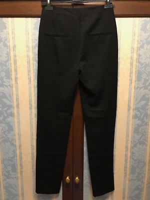 Mango pantaloni a vita alta colore nero EUR