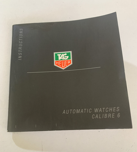 Notice / Livret D'instructions TAG Heuer Automatic GMT (Calibre 2, 4, 5, 6, 7) - Bon état