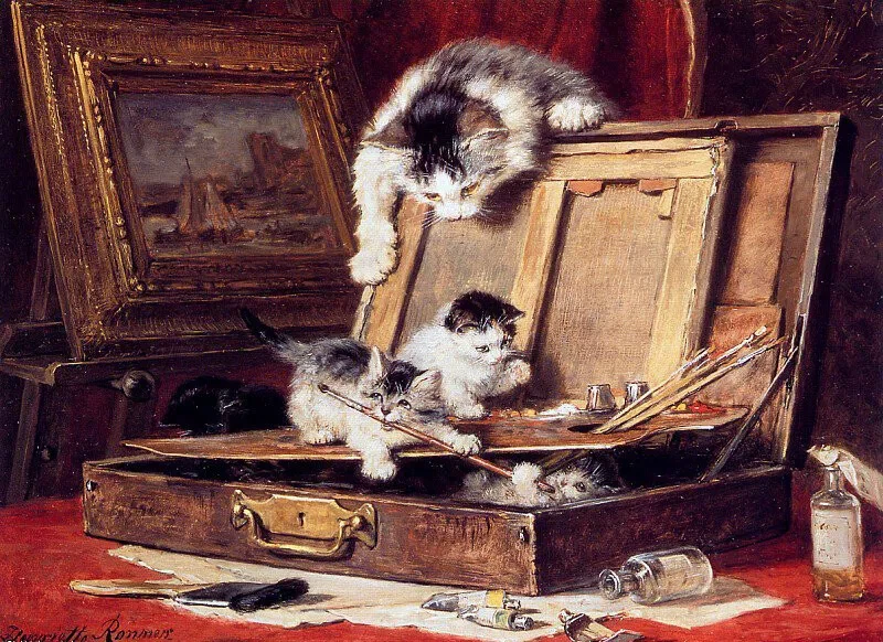 Henriette Ronner In Art Paintings for sale | eBay