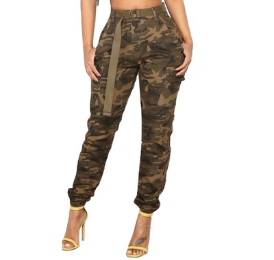 plus size camo cargo pants