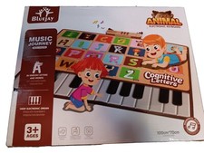 BlueJay Baby Piano Mat Musical Keyboard Learning Toys with 26 Letters