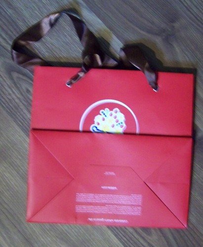 EDIBLE ARRANGEMENTS RED BAG - WHITE LOGO 2019 GIFT SHOPPING BAG 5 x 9 x 8.5 - Picture 3 of 3
