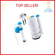 T Tulead Toilet Dual Flush Valve,Fill Valve,Push Button,Toilet Repair Kit 210mm