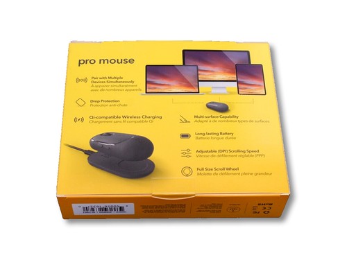 ZAGG Pro Mouse for Tablets and Laptops, Qi-Enabled, Wireless Charging, Bluetooth - Picture 3 of 5