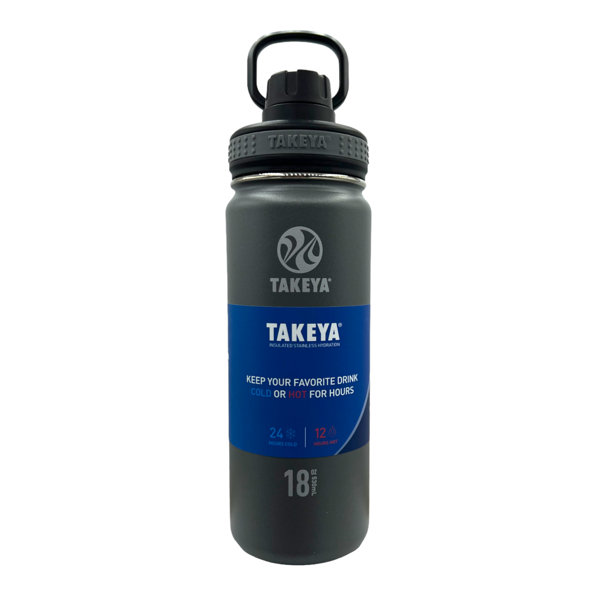 Takeya Actives Insulated Spout 18 Water Bottle 24Hrs Cold