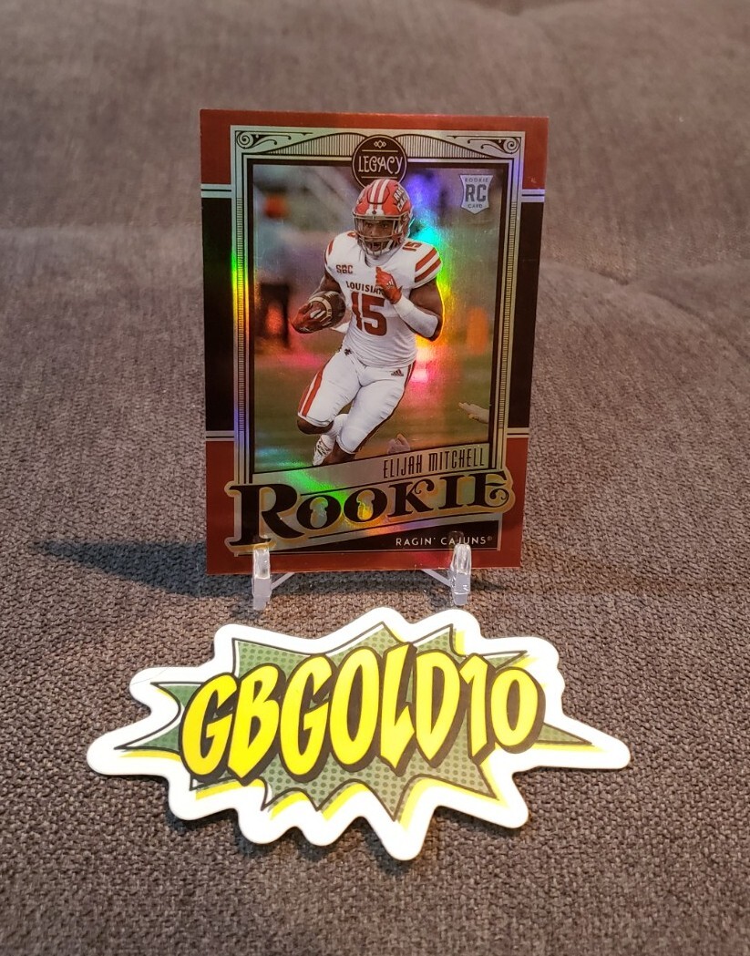 Elijah Mitchell Panini Legacy #188 Premium Edition-Ruby