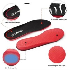 Women's Riemot Memory Foam Insoles Cushioning Shoe Inserts Size 8 Mens 6