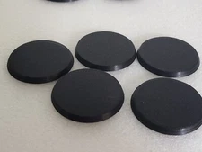 Lot Of 5 - 60mm Round Bases For Warhammer 40k & AoS Bitz Heavy Gear