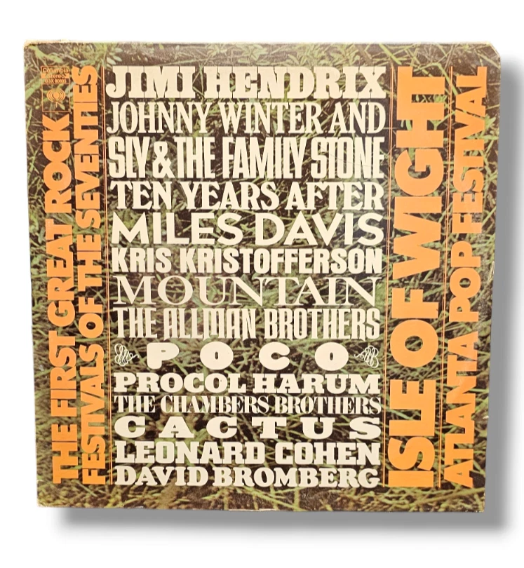 The First Great Rock Festivals Of The Seventies Isle Of Wight Atlanta Vinyl LP 3 - Image 2 of 4