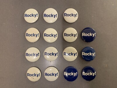 Vintage Rocky!  1960s Pin Back Lot 15