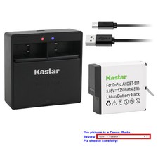 Kastar Battery Dual USB Charger for GoPro AHDBT-701 Hero 7 GoPro HERO7 Black