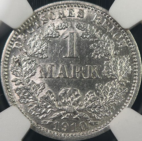GERMANY. 1910, Mark, Silver, J - NGC aUNC - Hamburg - Picture 7 of 8