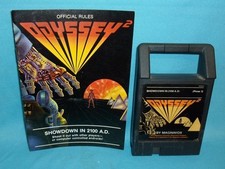 Cartuccia e istruzioni gioco originale Magnavox Odyssey 2 Showdown nel 2100 d.C.