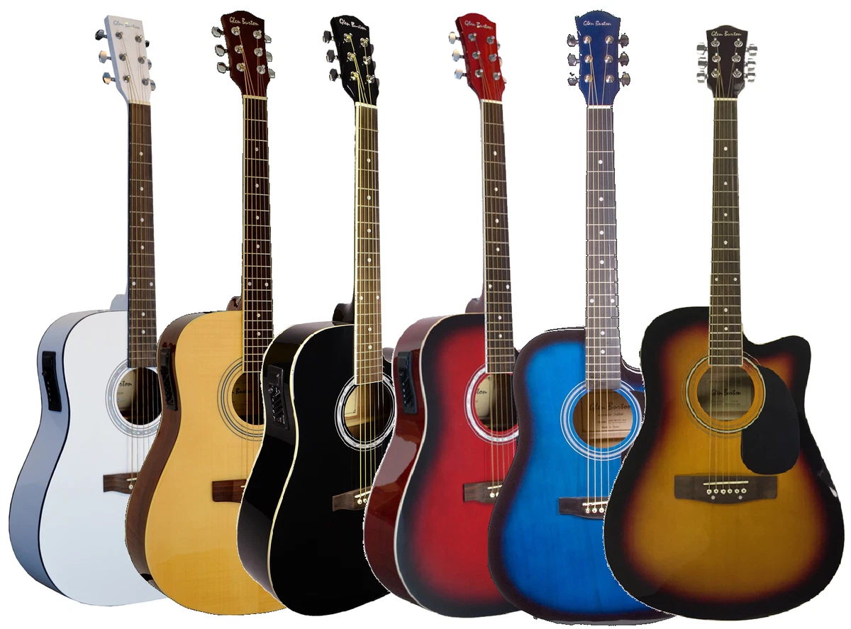 Glen Burton USA Deluxe Acoustic Electric Guitar with Cutaway eBay