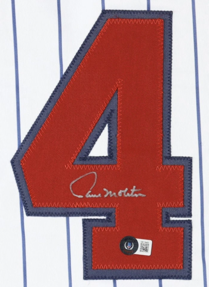 Paul Molitor Signed Minnesota Pinstripe Baseball Jersey (Beckett) - Image 3 of 3
