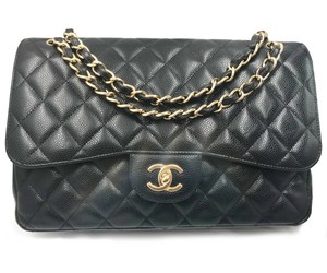 jumbo timeless flap caviar chanel hardware shoulder double bag classic gold