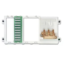 Leviton Multi-Use Basic Telephone & Video Panel Distributes 4 Line Phone Service