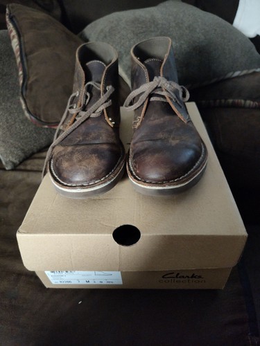 Clarks Bushacre 2 Herren Chukka Stiefel - Bienenwachs, US Größe 7