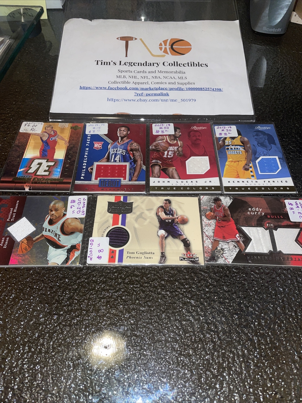 (7) 2000s NBA Patch Cards eBay