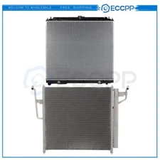 Aluminum Radiator & AC Condenser Cooling Kit For 2008-2012 Nissan Pathfinder