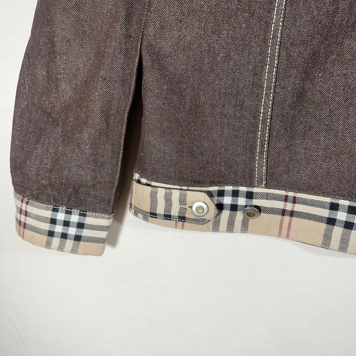Vintage The Hip-Hop Elements Denim and Plaid Jacket Size XL Vintage The Hip-Hop Elements Denim and Plaid Jacket Size XL