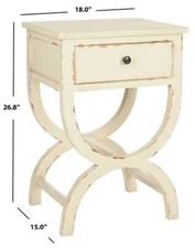 Maxine Accent Table With Storage Drawer, Reduced Price 2172700293 AMH6608D