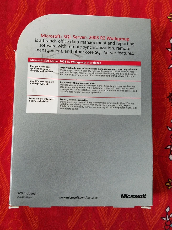 Open Box - A5K-02817 Microsoft SQL Server 2008 R2 Workgroup 5 CAL - Image 4 of 4
