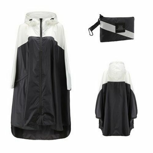 Regenmantel Damen Kapuze Wasserdicht Outdoor Damen Jacke langer Regenmantel Poncho - Bild 22 von 31