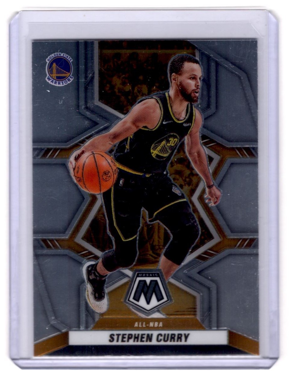 2021-22 Panini Mosaic All NBA Stephen Curry #284 Golden