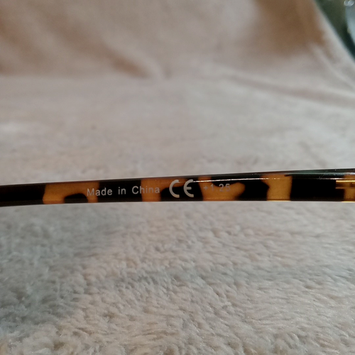 Occhiali da lettura vintage occhio di gatto +1,25 guscio tartaruga marrone retrò classico donna - Foto 4 di 9