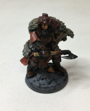 DnD / Pathfinder Hand Painted Figure - Female Fighter Barbarian Player Character