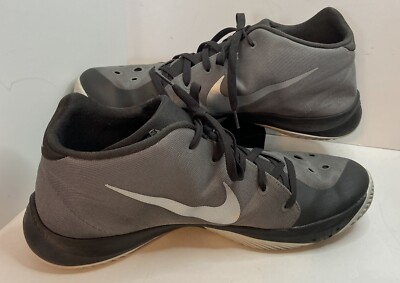 NIKE ZOOM HYPERQUICKNESS 3 SHOES BLACK & GRAY SZ. 15 749882-002