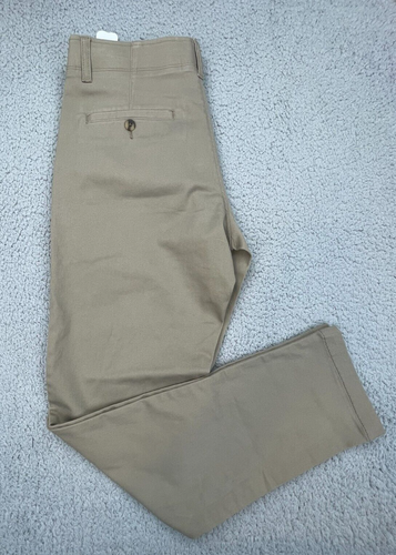 Haggar Khaki Pants Mens 30x32 Comfort Chino Trousers Super Flex Waist Slim Fit - Picture 17 of 19