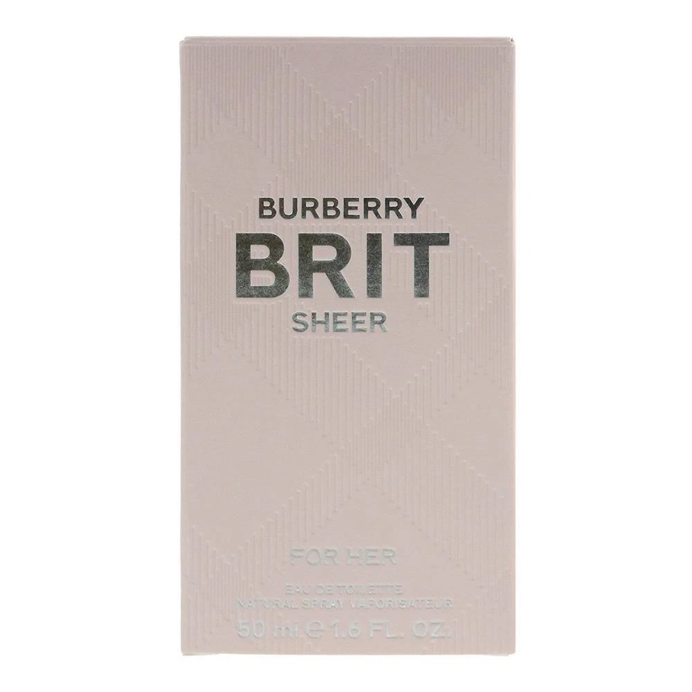 Burberry Brit Sheer For Her Eau de Toilette 50ml Spray NEW. Women s EDT