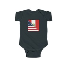 Peru America Flag Baby Bodysuit  USA Peruvian Unisex