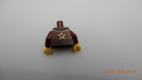 Lego Ninjago Dareth Minifigure Brown Ninja 5002144 TORSO ONLY