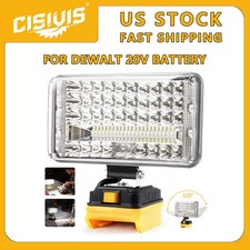 New 90w Led Work Light For Dewalt 20v Battery - 9500lm Flood Light With Usb Port