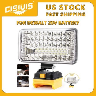 NEW 90W LED Work Light for DeWalt 20V battery - 9500LM Flood Light with USB Port