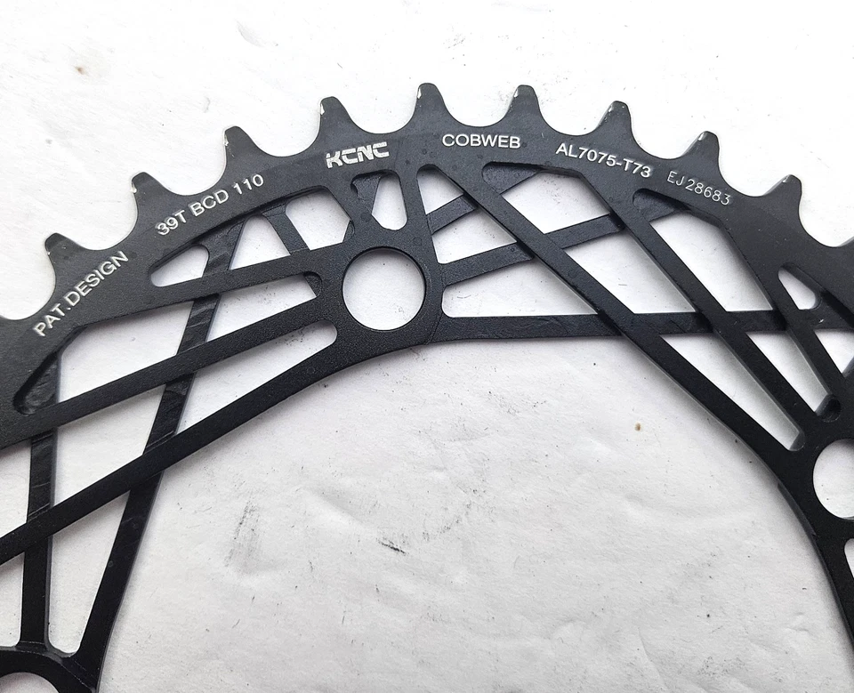Nuevo plato KCNC K3 telaraña 39T, 5 pernos, 110BCD Foto 3 de 3
