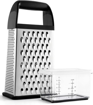 Urbanstrive Cheese Grater With Container Box Grater Stainless Steel Graters for 