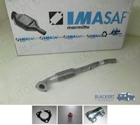 Imasaf Auspuff Hosenrohr/Flexrohr + Anbauteile für Opel Corsa D 1.0 44KW