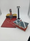 Vintage Marx Toy Airport Original Marx Tin Toy Airport See Pictures  Rare!