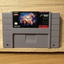 Star Trek the Next Generation Super Nintendo SNES - AUTHENTIC EXCELLENT -